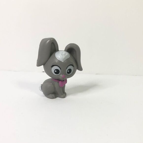 mattel grey bunny rabbit pet animals barbie dollhouse diorama cake topper - Picture 1 of 7